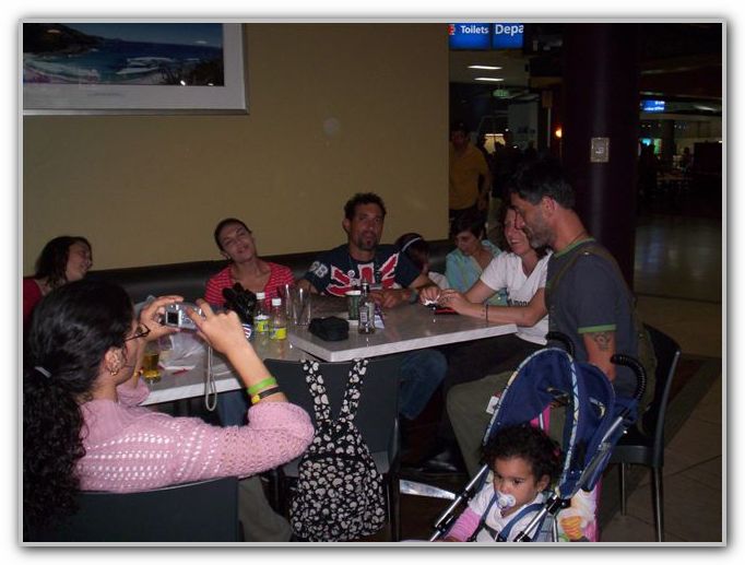 Family Farewells at Airport Feb 17th 2007